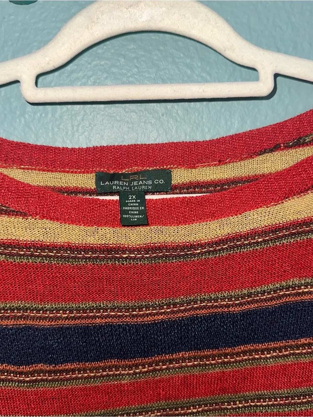 Ralph Lauren sweater top - Picture 2 of 4